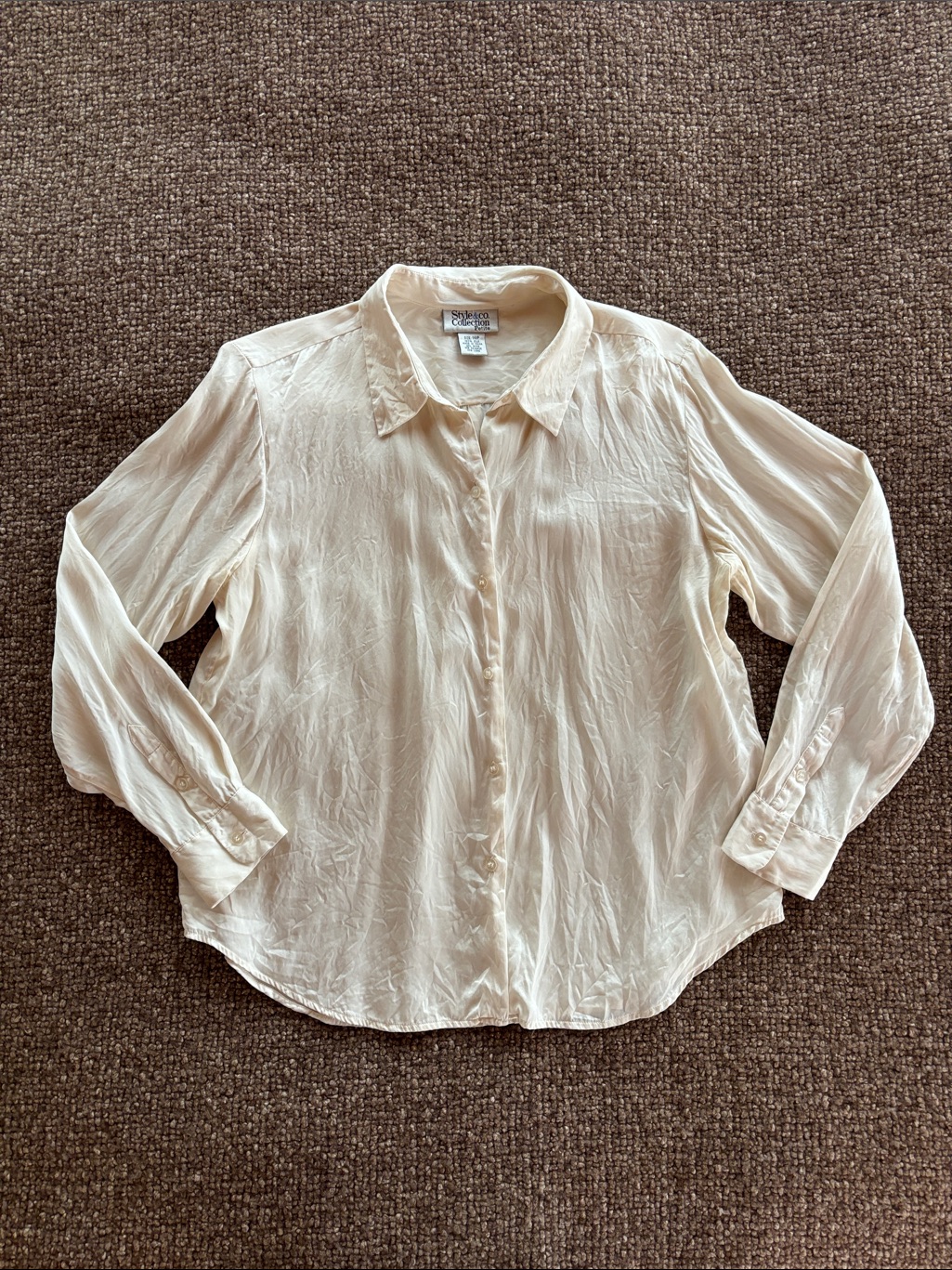 Pure Silk Button Down